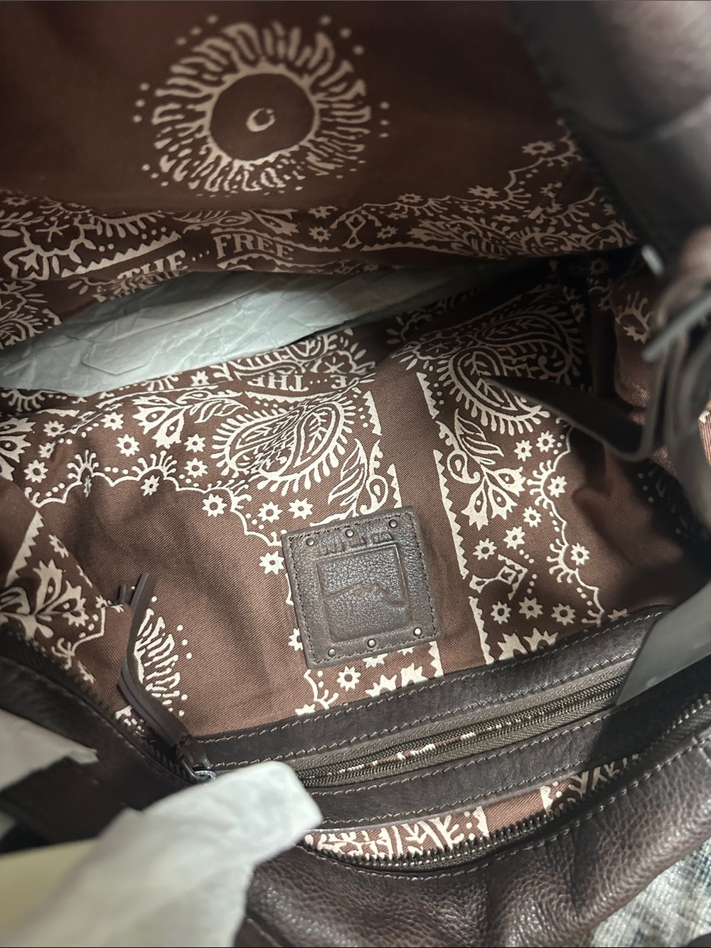 Free People We The Free EMERSON TOTE LARGE BAG NEW! - Picture 5 of 5
